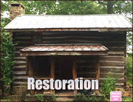 Historic Log Cabin Restoration  Elk Park, North Carolina